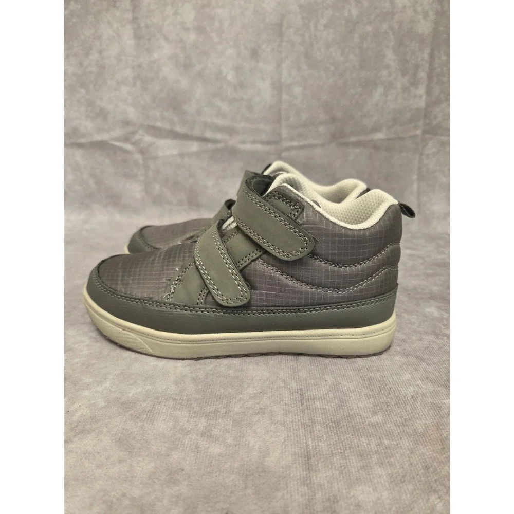 OshKosh B'gosh Olive Green High‑Top Boots, Size 12 Toddler/Kids